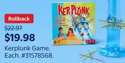 Walmart Kerplunk Game offer