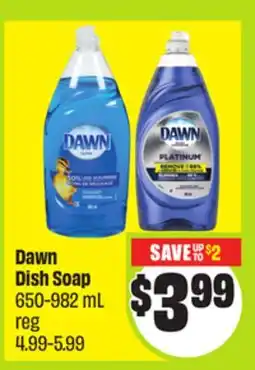 FreshCo Dawn Dish Soap 650-982 mL offer
