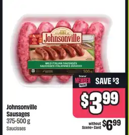 FreshCo Johnsonville Sausages 375-500 g offer