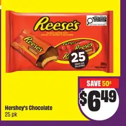 FreshCo Hershey's Chocolate 25 pk offer
