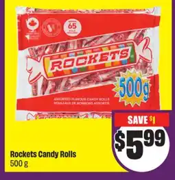 FreshCo Rockets Candy Rolls 500g offer