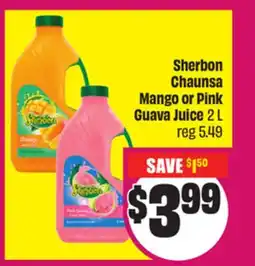 FreshCo Sherbon Chaunsa Mango or Pink Guava Juice 2 L offer