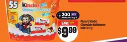 FreshCo Ferrero Kinder Chocolate Halloween Mini 330 g offer