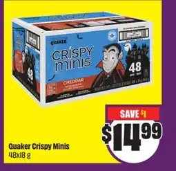 FreshCo Quaker Crispy Minis 48x18 g offer