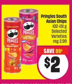 FreshCo Pringles South Asian Chips 102-131 g Selected Varieties offer