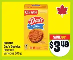 FreshCo Christie Dad's Cookies Selected Varieties 300 g offer