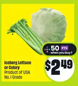 FreshCo Iceberg Lettuce or Celery Product of USA No. 1 Grade offer