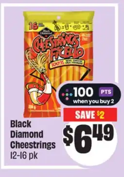 FreshCo Black Diamond Cheesestrings 12-16 pk offer