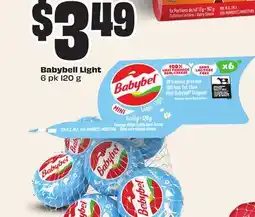 FreshCo Babybell Light 6pk 120 g offer