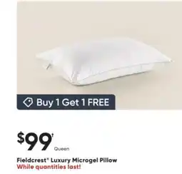 Sleep Country Fieldcrest Luxury Microgel Pillow offer