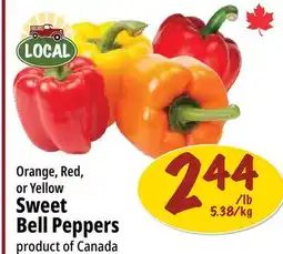 Farm Boy Orange, Red, or Yellow Sweet Bell Peppers offer