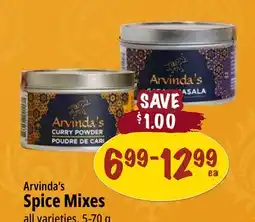 Farm Boy Arvinda's Spice Mixes offer