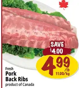 Farm Boy Pork Back Ribs offer