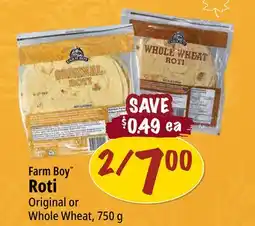 Farm Boy Farm Boy Roti Original or Whole Wheat offer