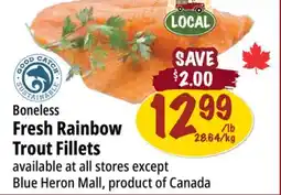 Farm Boy Boneless Fresh Rainbow Trout Fillets offer