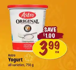 Farm Boy Astro Yogurt offer