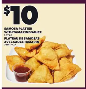 Independent Grocer SAMOSA PLATTER WITH TAMARIND SAUCE, 1.37 KG offer