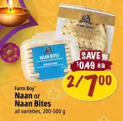 Farm Boy Farm Boy Naan or Naan Bites offer