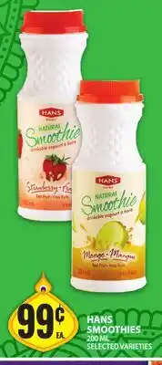 Food Basics HANS SMOOTHIES offer