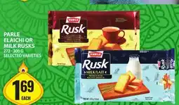 Food Basics PARLE ELAICHI OR MILK RUSKS offer