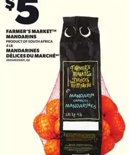 Independent Grocer FARMER'S MARKET MANDARINS, 4 LB offer