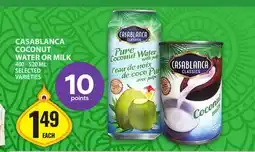 Food Basics CASABLANCA COCONUT WATER OR MILK offer