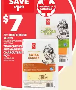 Independent Grocer PC DELI CHEESE SLICES, 140-170 G offer