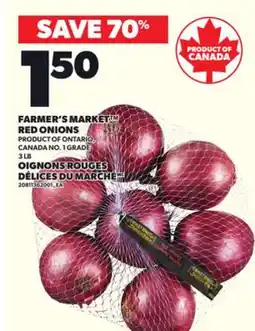 Independent Grocer FARMER'S MARKET RED ONIONS offer