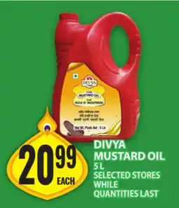 Food Basics DIVYA MUSTARD OIL offer