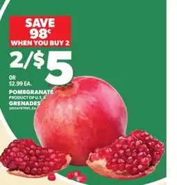 Independent Grocer POMEGRANATE offer