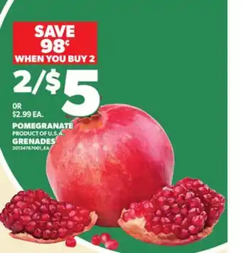 Independent Grocer POMEGRANATE offer