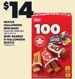 Independent Grocer NESTLÉ HALLOWEEN MINI BARS 100'S, 977 G offer