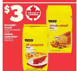 Independent Grocer NO NAME FLOUR, 2.5 KG offer