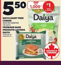 Independent Grocer DAIYA DAIRY FREE CHEESE, 170-227 G offer