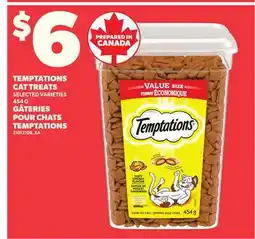Independent Grocer TEMPTATIONS CAT TREATS, 454 G offer