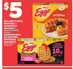 Independent Grocer KELLOGG'S EGGO WAFFLES, 16'S OR PROTEIN WAFFLES, 8'S offer