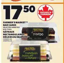 Independent Grocer FARMER'S MARKET BAR CAKES 675-770 G offer