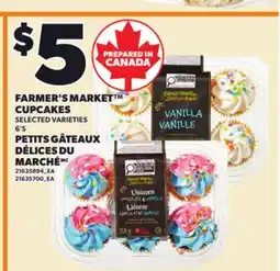 Independent Grocer FARMER'S MARKET CUPCAKES, 6'S offer