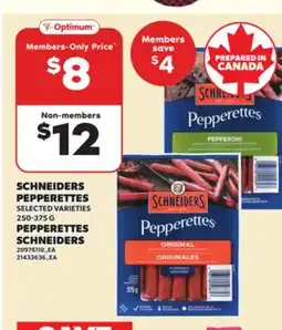 Independent Grocer SCHNEIDERS PEPPERETTES, 250-375 G offer