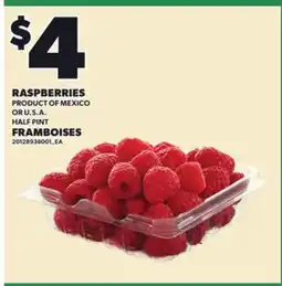 Independent Grocer RASPBERRIES offer