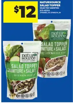 Real Canadian Superstore NATURSOURCE SALAD TOPPER, 575-625 G offer