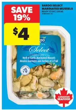 Real Canadian Superstore SARDO SELECT MARINATED MUSSELS, 250 ML offer