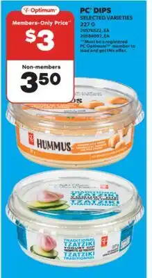 Real Canadian Superstore PC DIPS offer