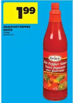 Real Canadian Superstore GRACE HOT PEPPER SAUCE, 170 ML offer