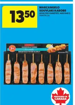 Real Canadian Superstore MARCANGELO SOUVLAKI KABOBS, 480/640 G offer