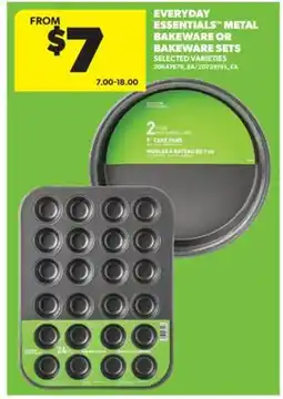 Real Canadian Superstore EVERYDAY ESSENTIALS METAL BAKEWARE OR BAKEWARE SETS offer