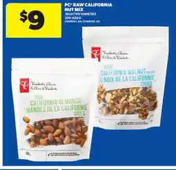 Real Canadian Superstore PC RAW CALIFORNIA NUT MIX, 300-400 G offer