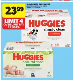 Real Canadian Superstore HUGGIES 16X BABY WIPES, 960-1152'S offer