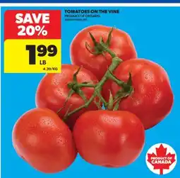 Real Canadian Superstore TOMATOES ON THE VINE offer
