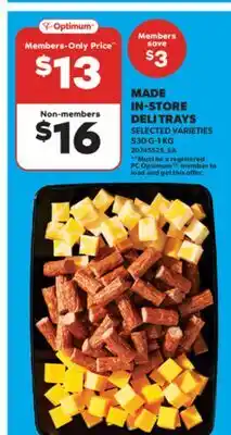 Real Canadian Superstore MADE IN-STORE DELI TRAYS offer